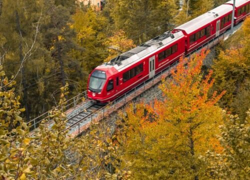 The most breathtaking train journeys in Switzerland